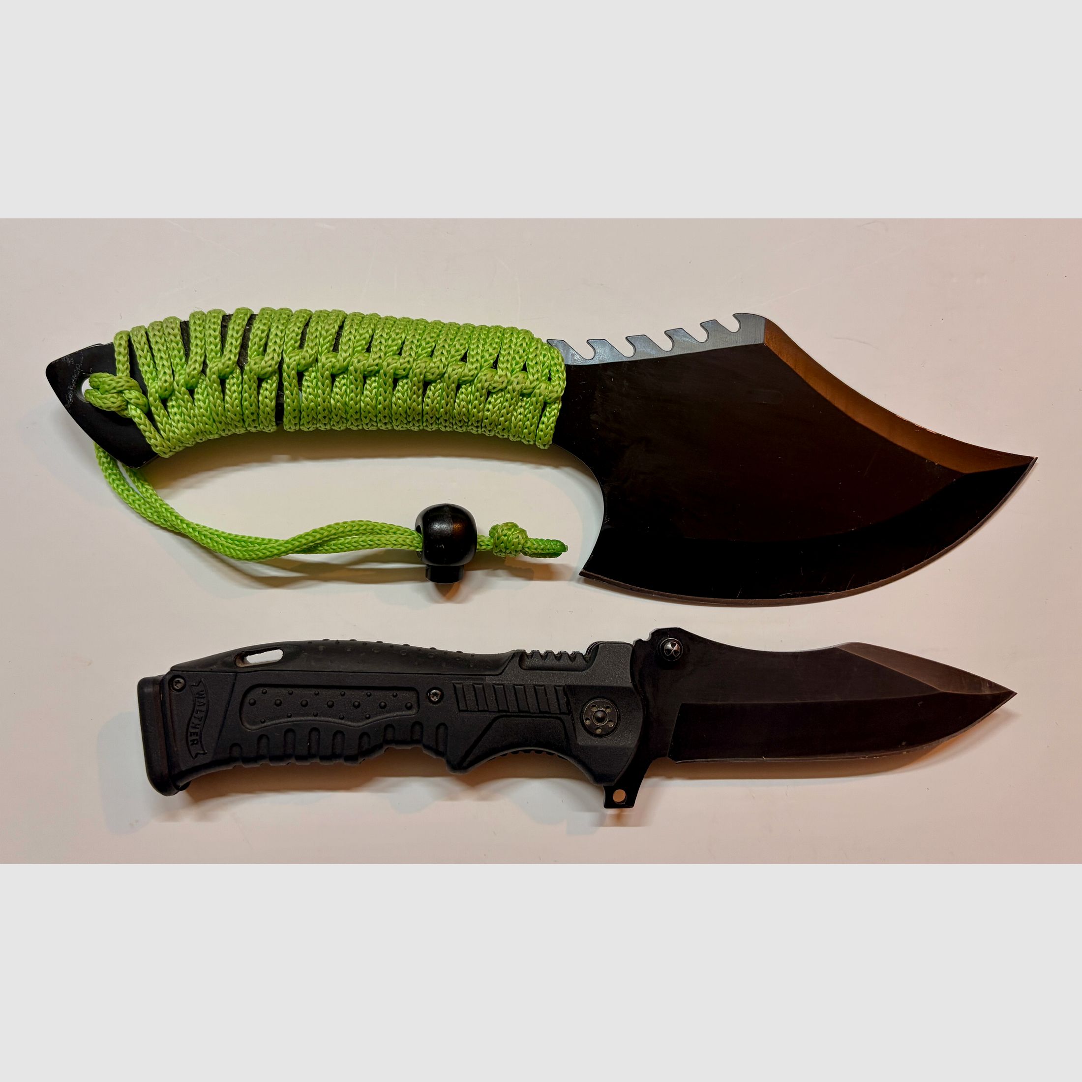 Walther P99 Knife Set (OVP + dos de poignée interchangeable) + Zombie Dead couteau, image 2 sur 4