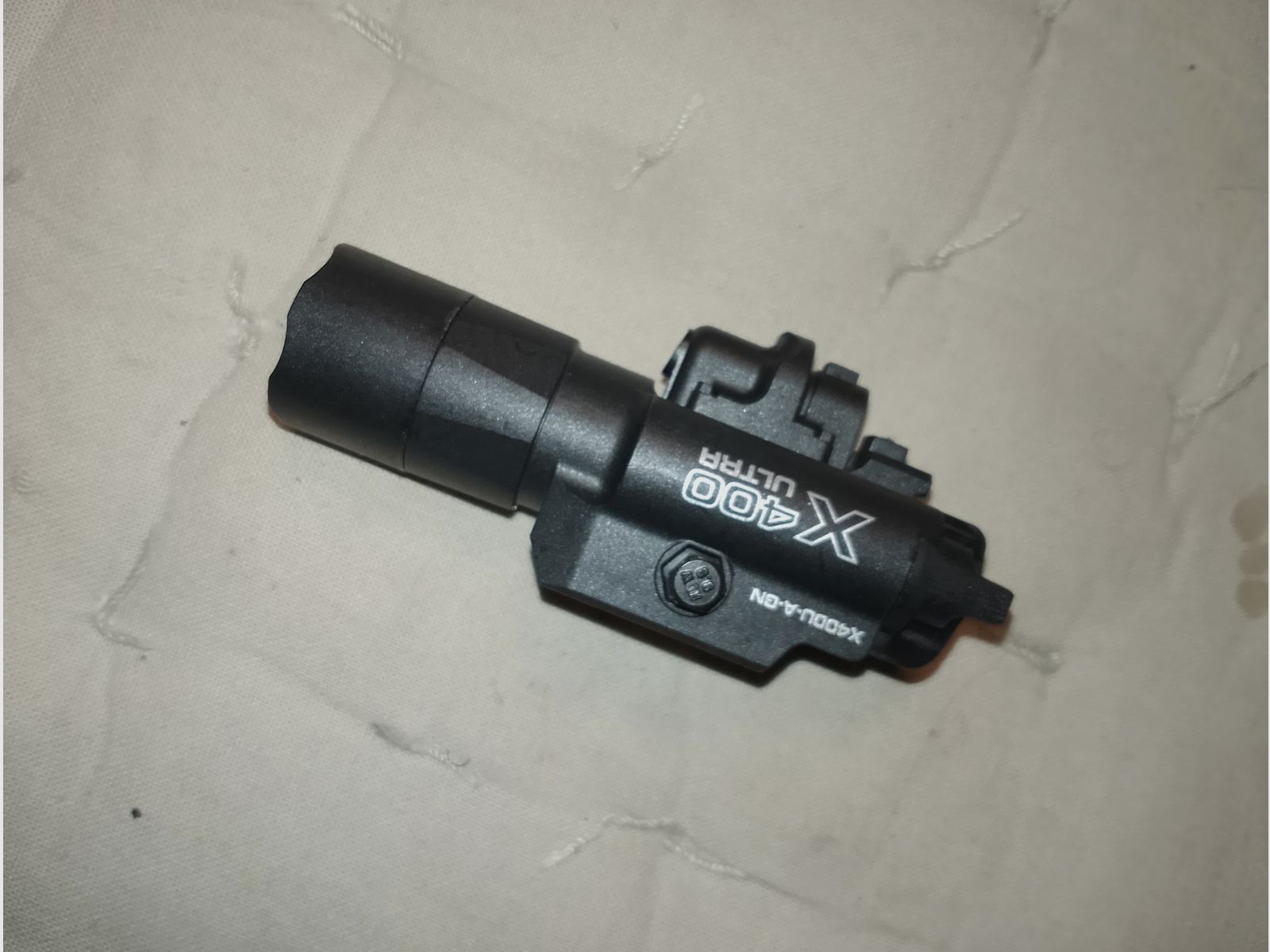 LED flashlight combination with red laser Picatinny universal lamp like new