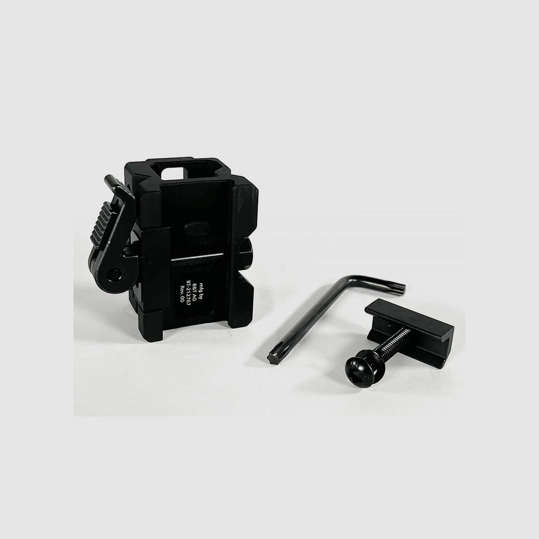 B&T ASM QD montaggio a sgancio rapido per Aimpoint ACRO 23 mm asse ottico, nero