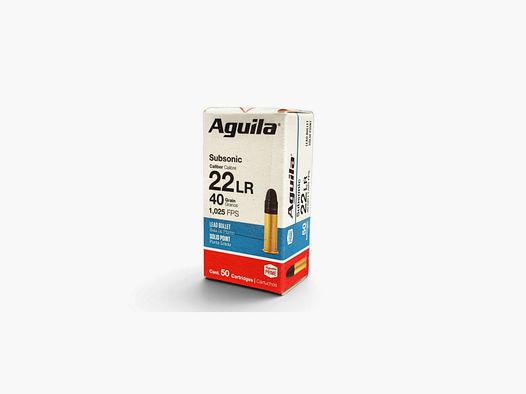CARTOUCHE AGUILA C/22 LR SUBSONIQUE SP 40 GRS // X50