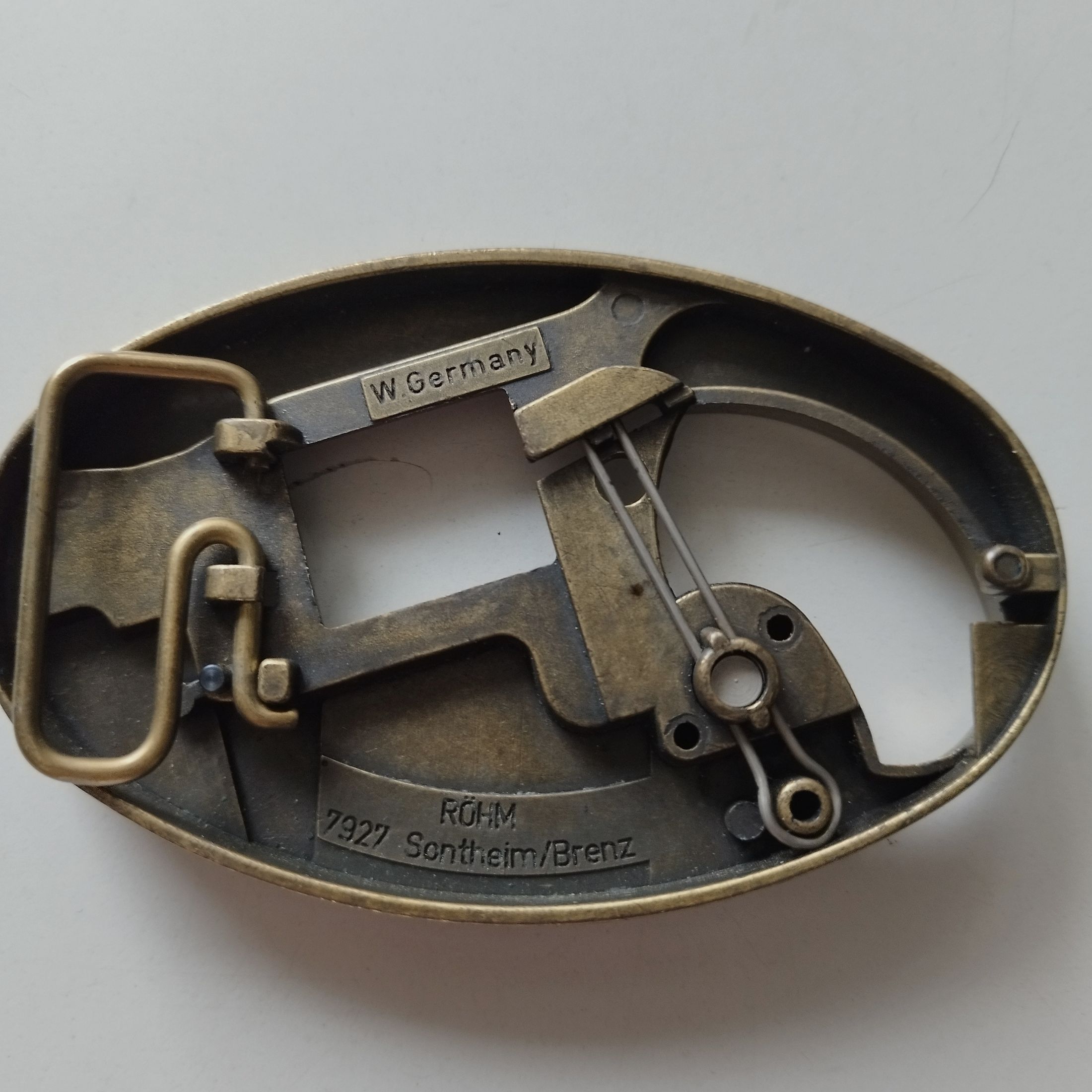 Piękny RÖHM Little Joe - rewolwer SRS 6mm FLOB.PL. z klamrą do paska i kaburą oraz akcesoriami w oryginalnym opakowaniu - przedmiot kolekcjonerski PTB