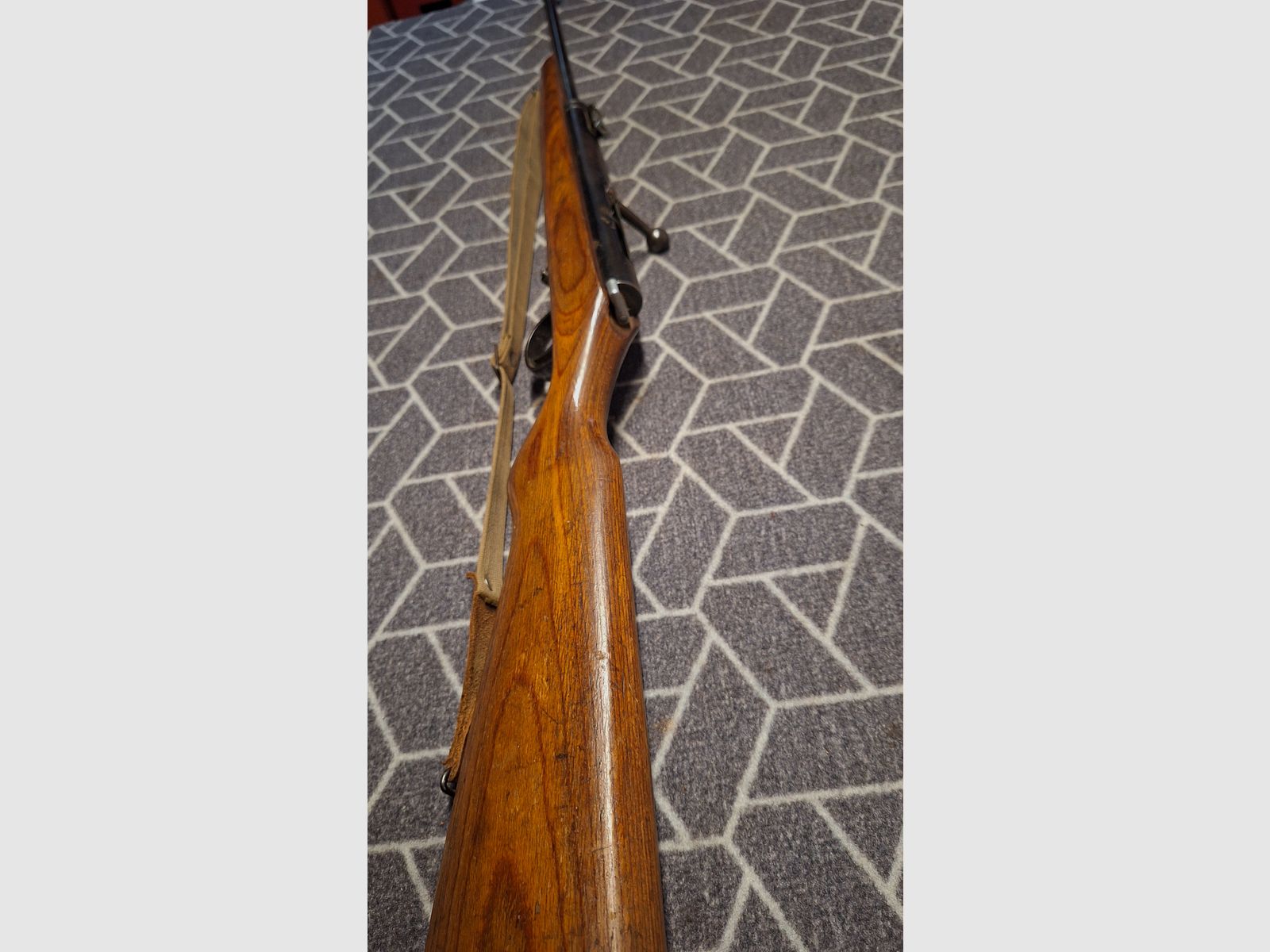 Haenel Suhl Sport Modell 49a (no 310) con correa, funda y cargador de 12!