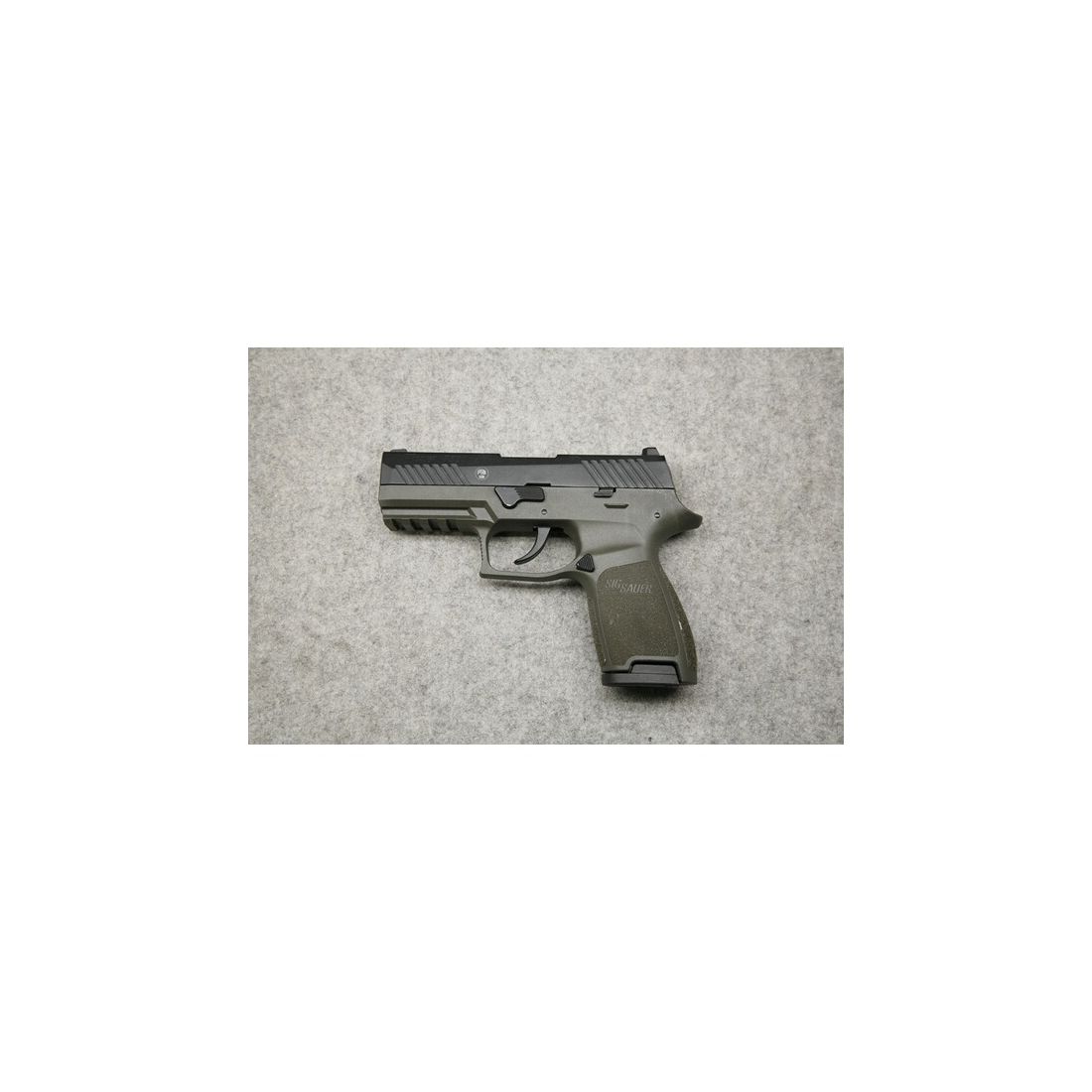Schreckschuss-Pistole SIG Sauer P320, Khaki Sondermodell, Kaliber 9 mm PAK