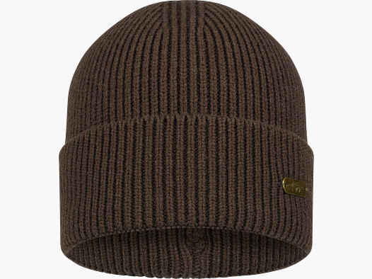 Tommy Rib Beanie Dunkelbraun ONE_SIZE