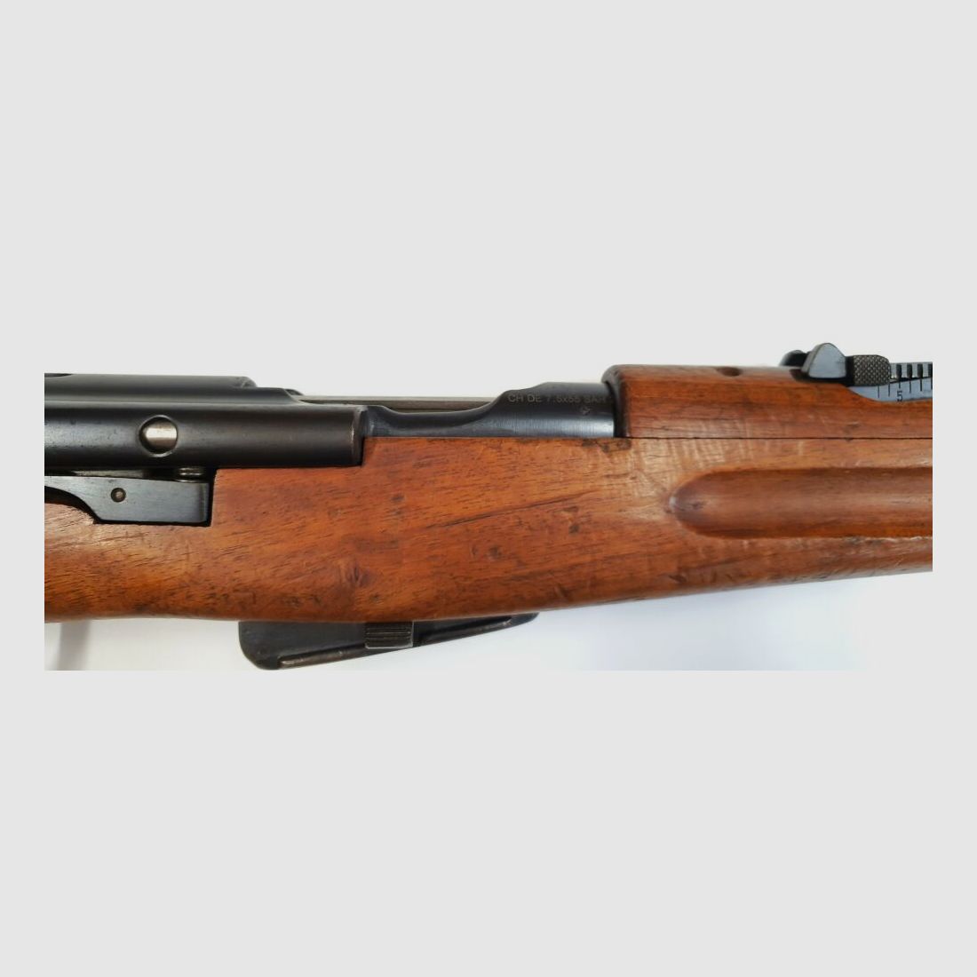 Fabryka broni Bern karabina powtarzalna Fabryka broni Bern Szwajcarski K11 Kaliber 7,5x55 Szwajcarski kompletny z numerami pasującymi + bagnet