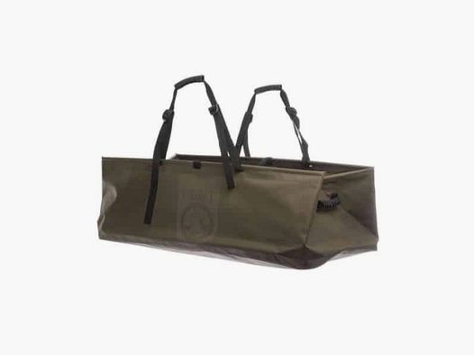 Foldable game carrier with handles