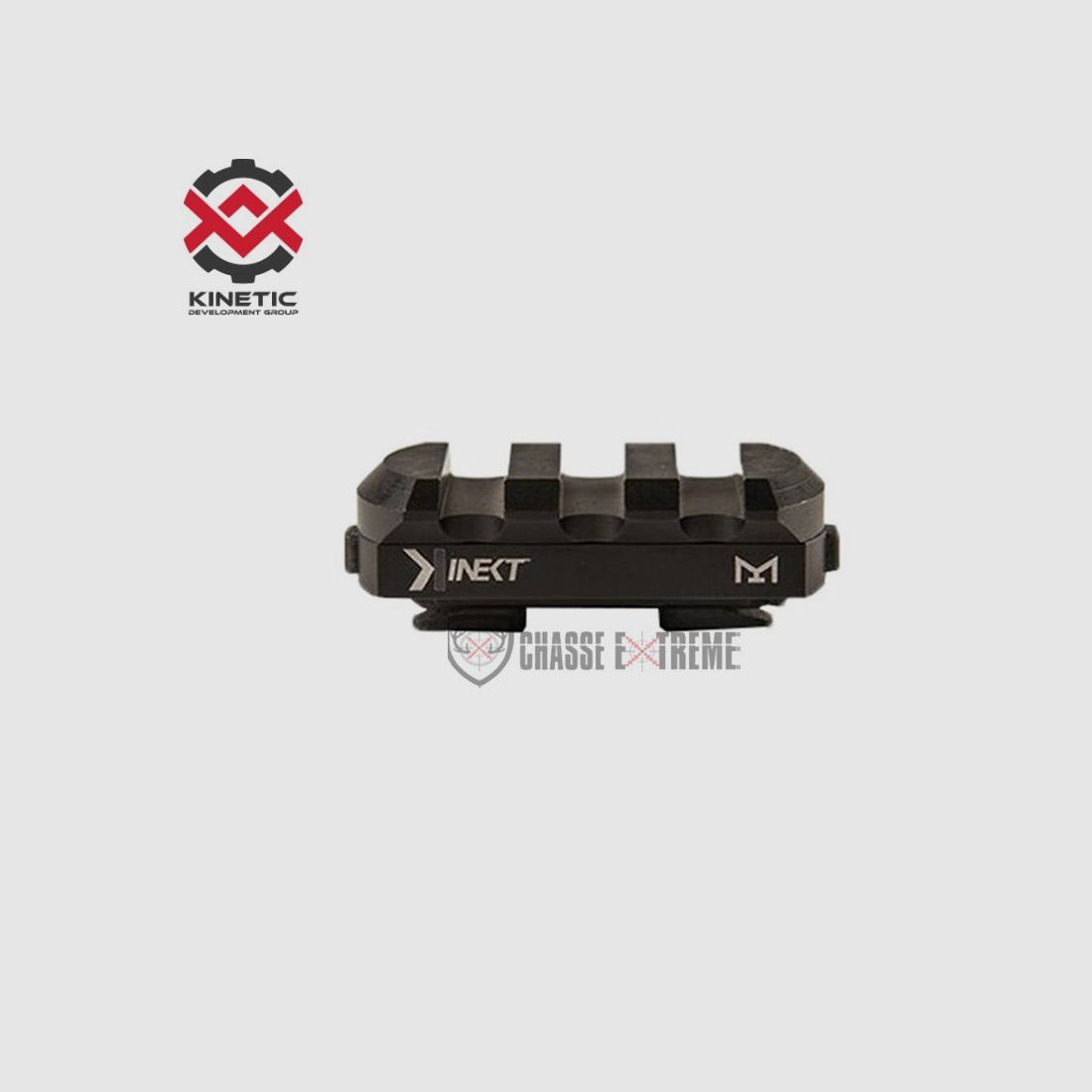 M-Lok Schiene KINETIC DEVELOPMENT GROUP 3 Slots Aluminium Schwarz, Bild 3 von 3
