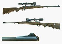 Repeater rifle Mauser - Oberndorf Mod. 1909, cal. .308 WIN. with scope