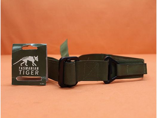 Tasmanian Tiger TT Tactical riem 036 cub: Lengte 105 cm, Breedte 4,3 cm, Maat M in Olijfgroen