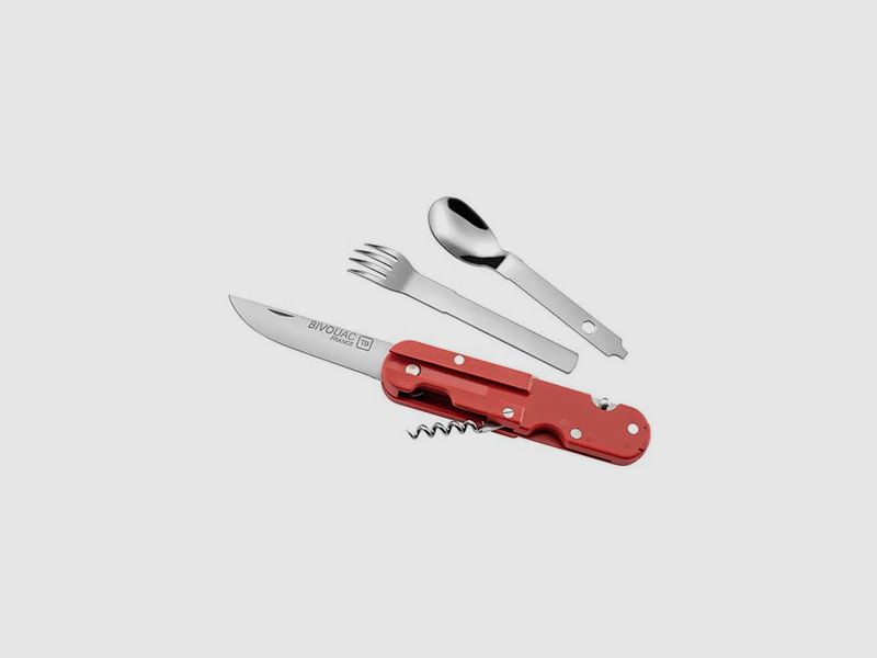 TB Outdoor Coltello Bivouac – rosso, immagine 1 di 5