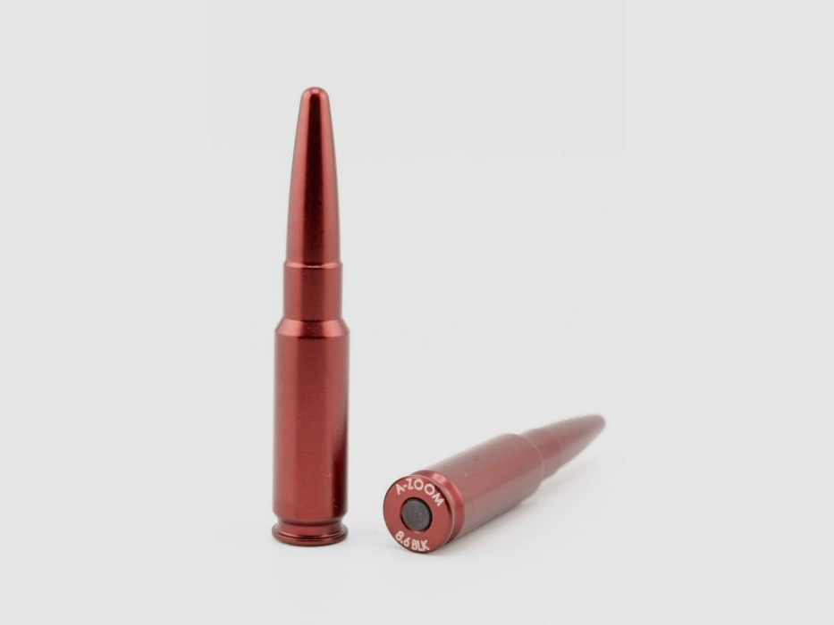 A-Zoom Pufferpatrone Aluminium eloxiert 8.6 Blackout 2 Stück