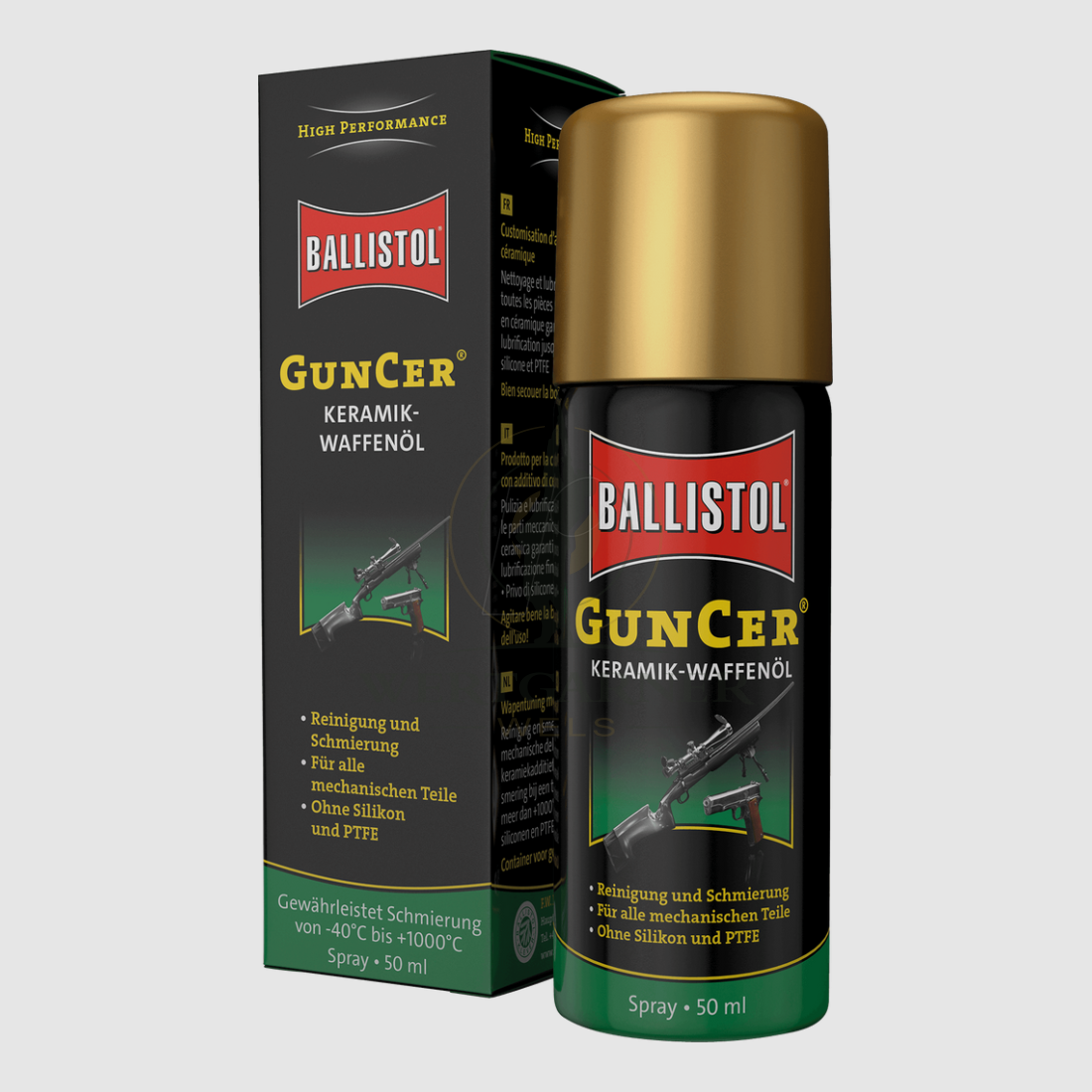 Ballistol GunCer Spray Huile pour Armes en Céramique 50 ml
