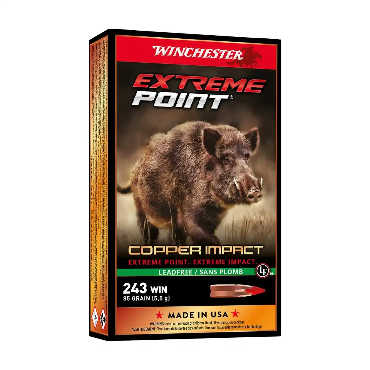 Winchester .308 Win Copper Point 9,7g 150gr