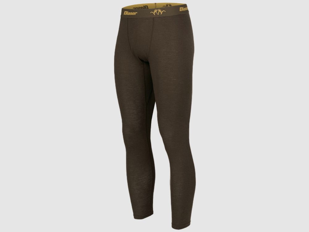 Blaser Merino Base Layer Tights Jonar dunkelbraun Unterwäsche, Bild 4 von 4
