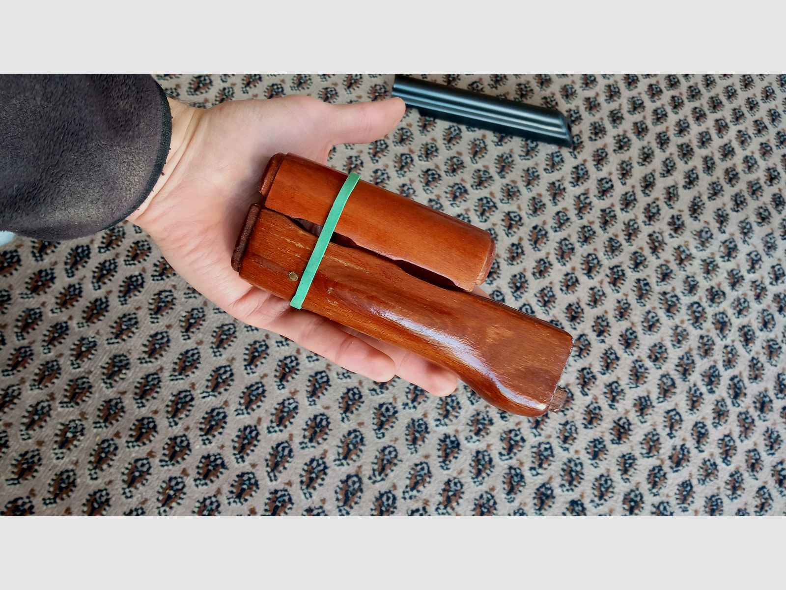 #3 Protector de mano de palmera rumano de madera / probablemente PM md. 90 AIMR o AK74 Cugir Champion en 5.56 // también se adapta a Yunker / carabina AKM