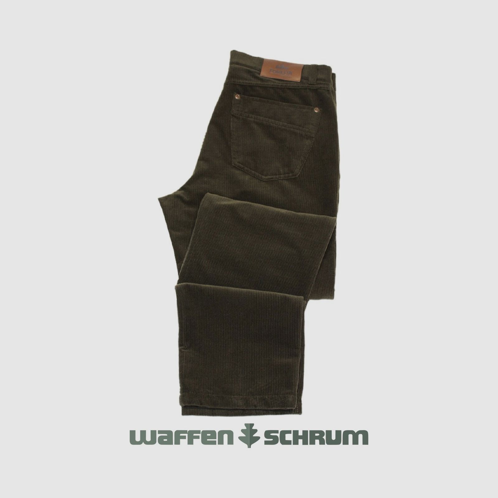 Foresta Cordhose Five Pocket Grün