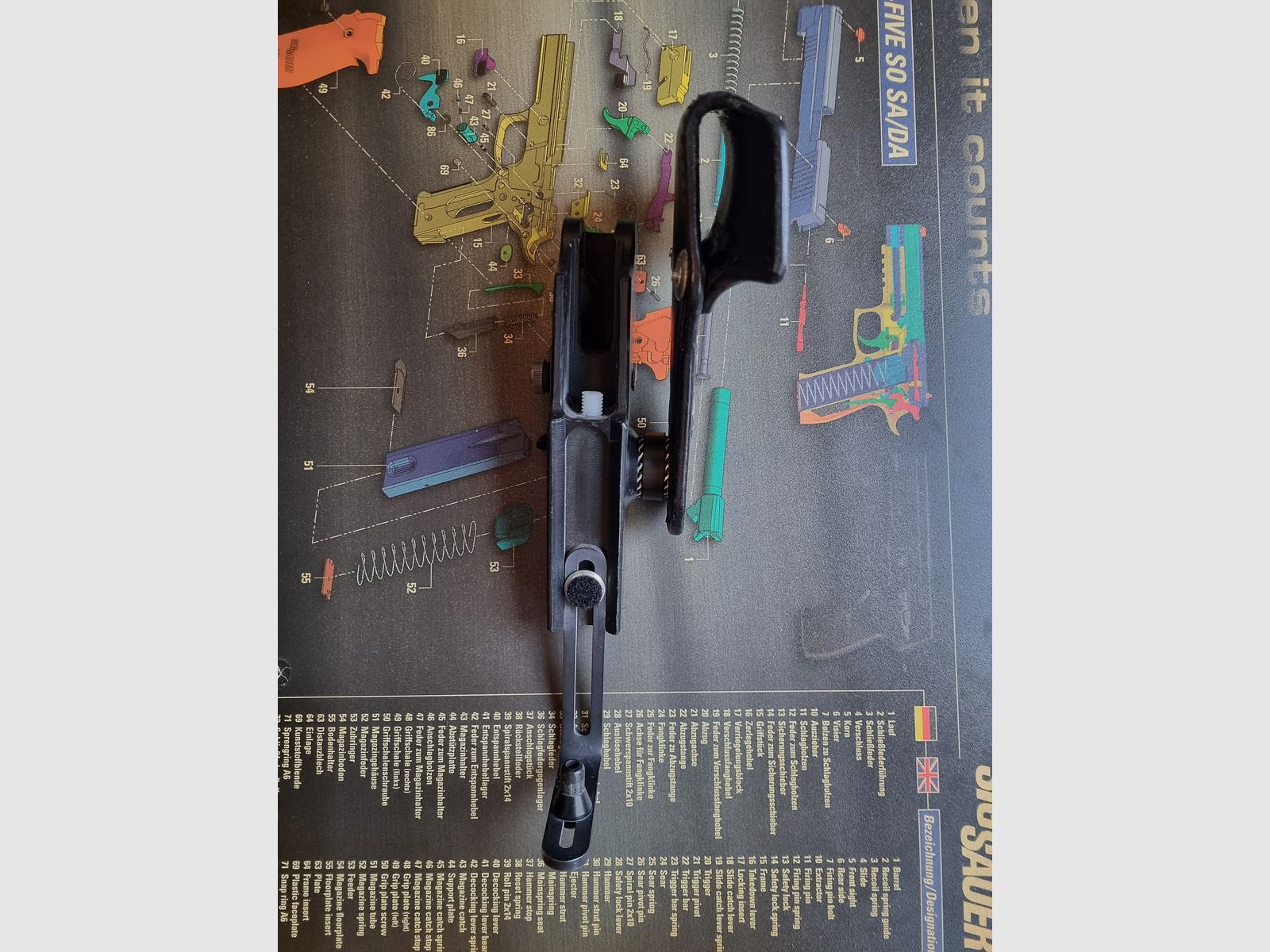 Quick Draw Holster Sickinger Speed Machine für Revolver (S&W K-/L-/N-Rahmen, Ruger GP100, KGP-161, Colt Python)