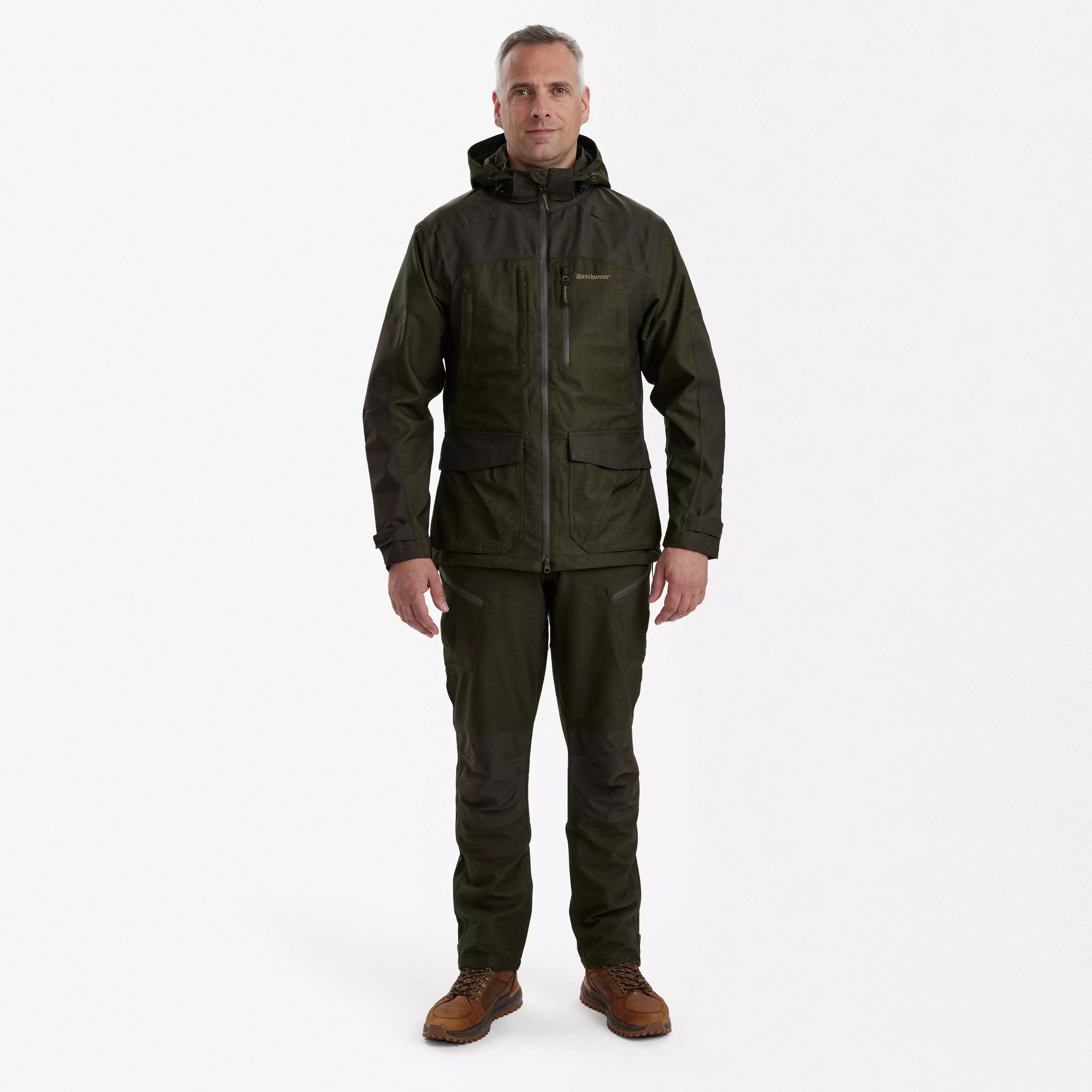 Giacca Chasse - Olive Night melange, immagine 3 di 5