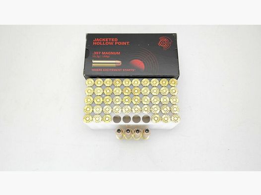 1000x .357 Magnum 158gr. 10,2 grammes pointe creuse en pack de 50