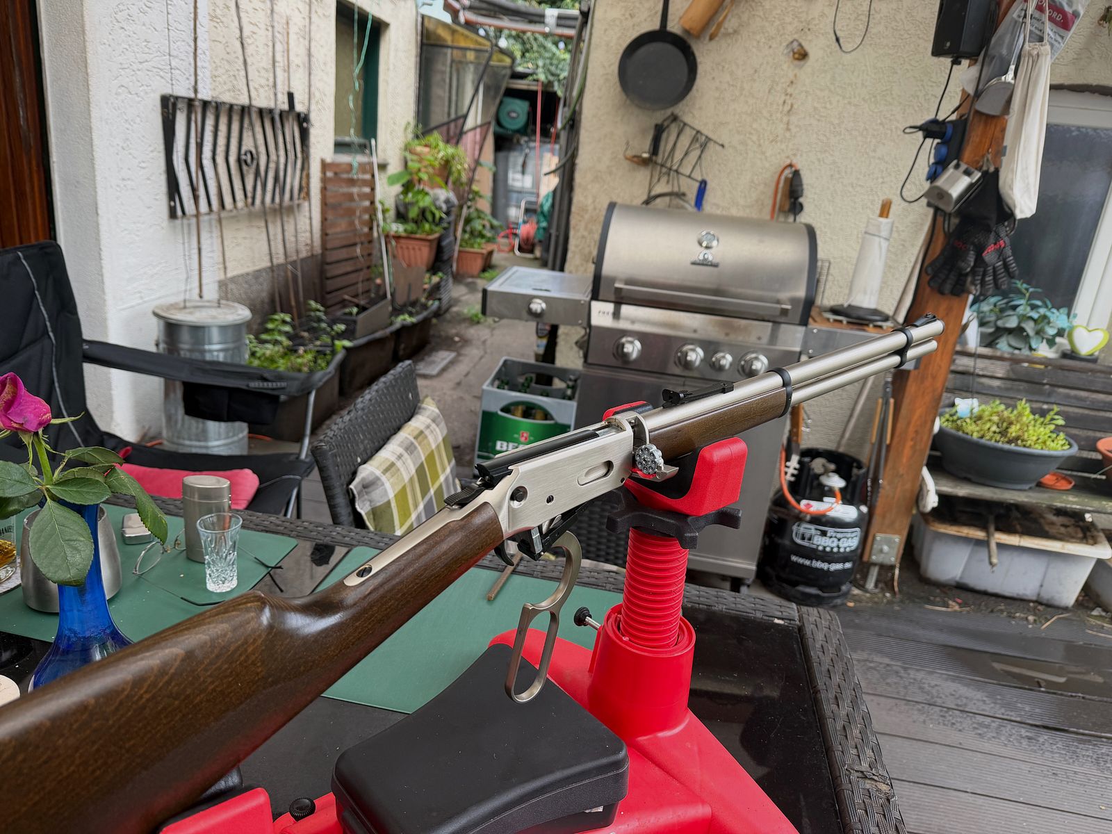 Walther Lever Action Steel Finish 4.5 mm Air Rifle