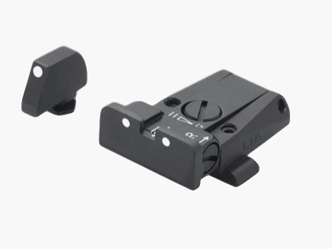 LPA Mikrometer-Visier SPR für Glock-Pistolen, 3-Punkte inkl. Korn