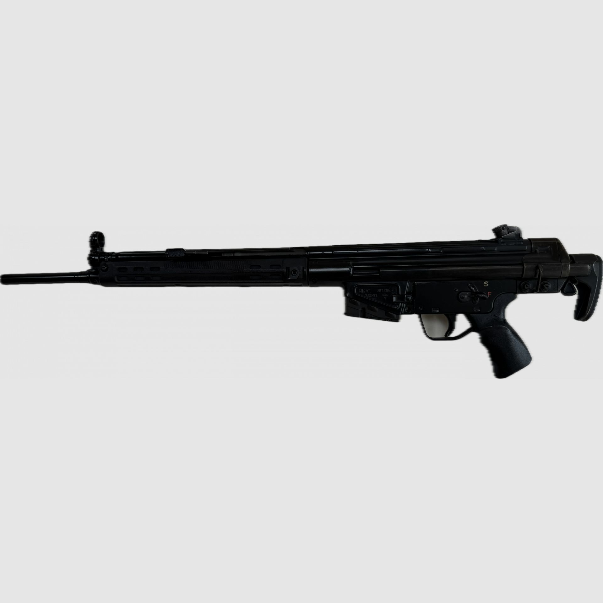 Heckler & Koch HK41 Selbstladebüchse – einschiebbare Fallschirmjäger-Schulterstütze .308 Win / 7,62×51 mm NATO