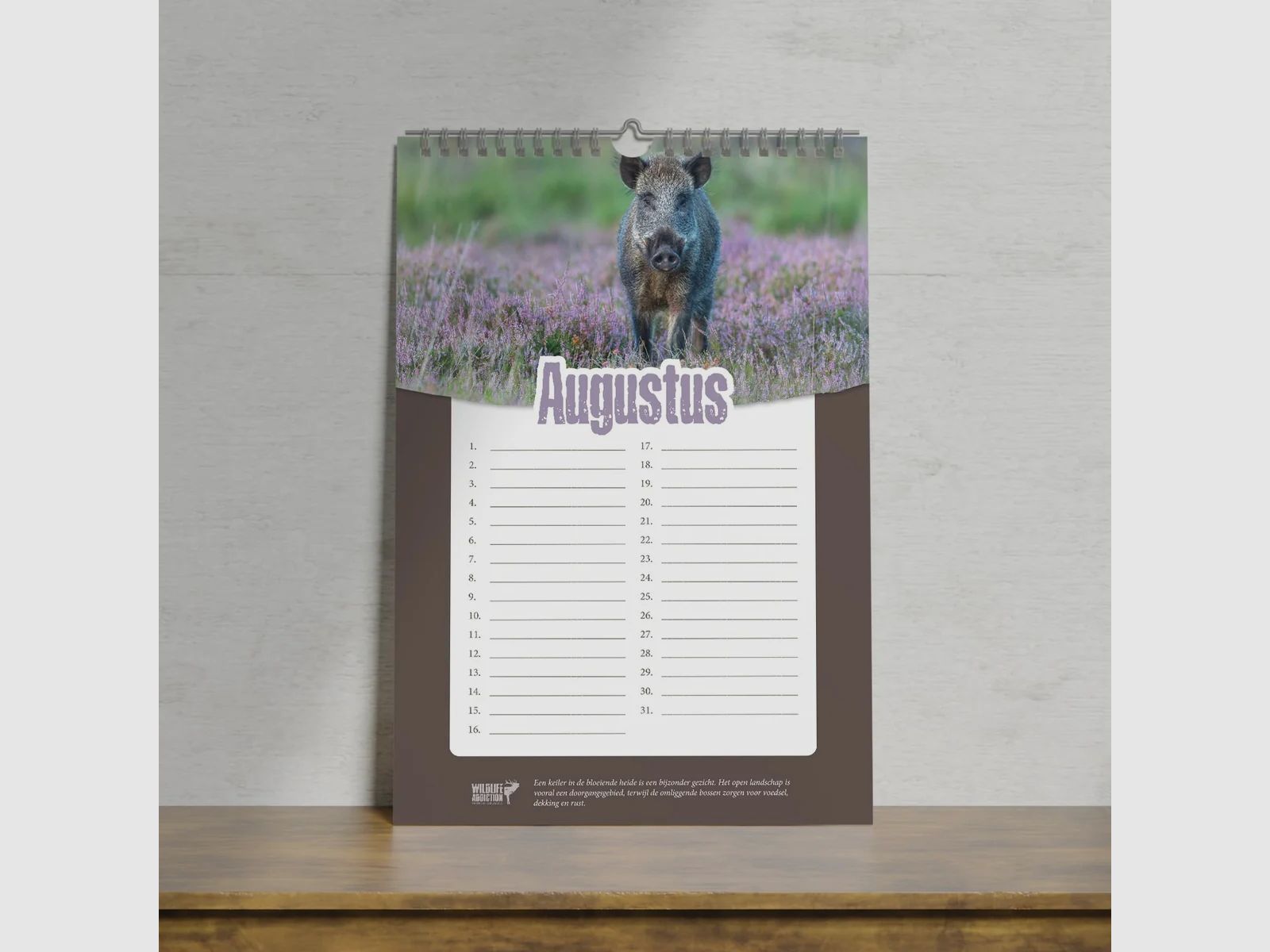Wildlife Addiction Veluwse Wild calendario dei compleanni, immagine 2 di 3