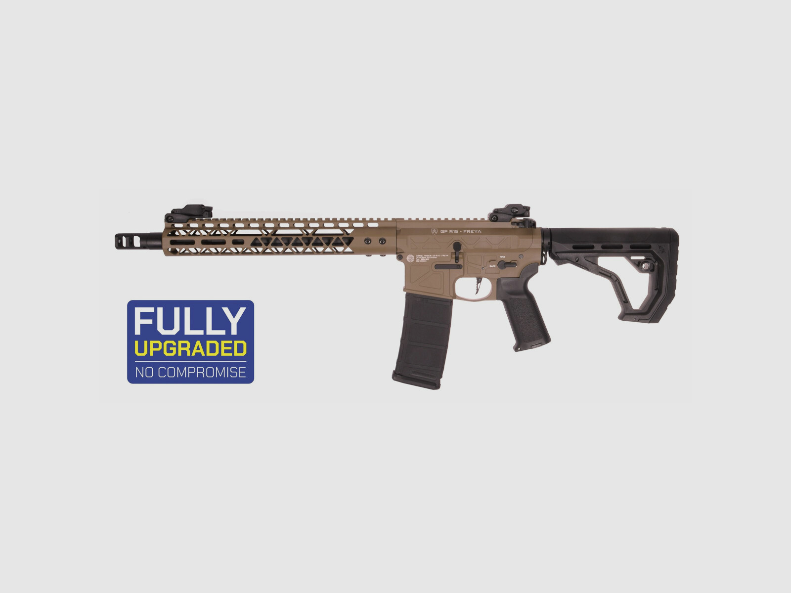 GP R15 FREYA Skeleton 13" gen.2 Mlok FREYA ALPHA Tan S-AEG Frei ab 18 Jahren | Delta Armory