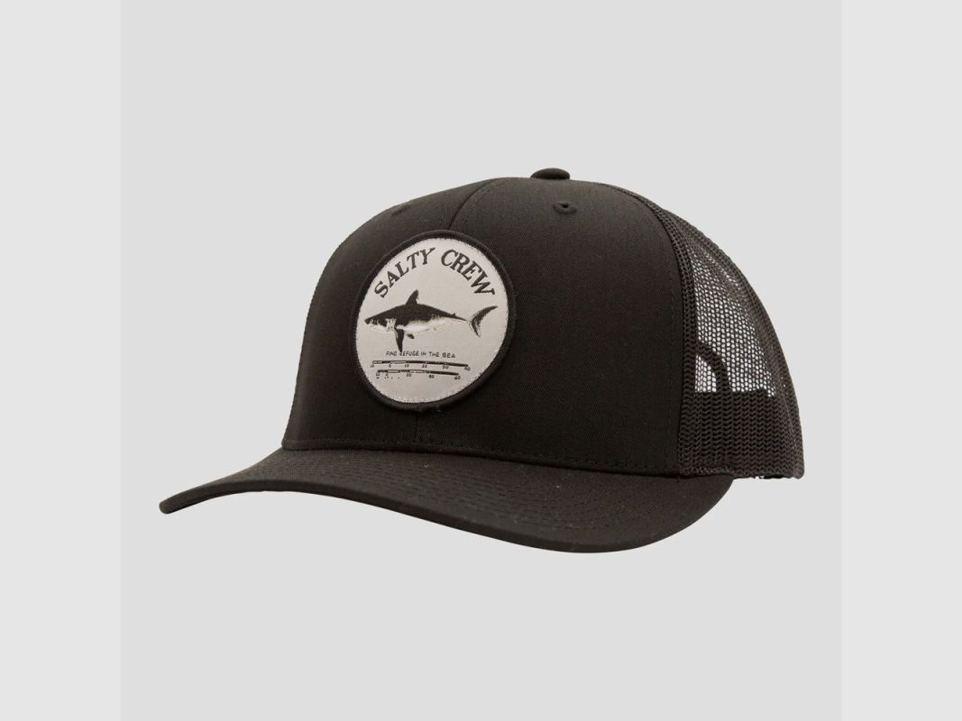 CAP SALTY CREW BRUCE RETRO TRUCKER SCHWARZ