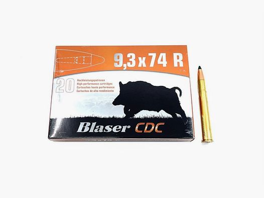 Büchsenpatronen Blaser 9,3x74R CDC 16,2g. 250gr. Bleifrei !!!