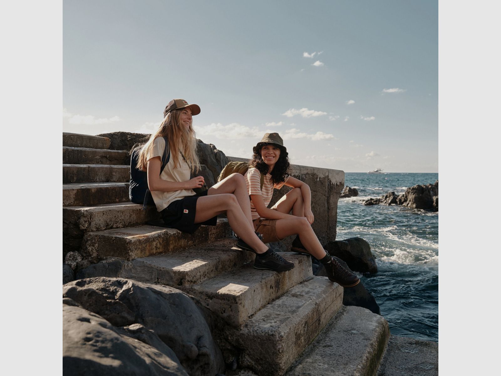 FJÄLLRÄVEN Vardag Cappellino da camionista Marrone grano saraceno