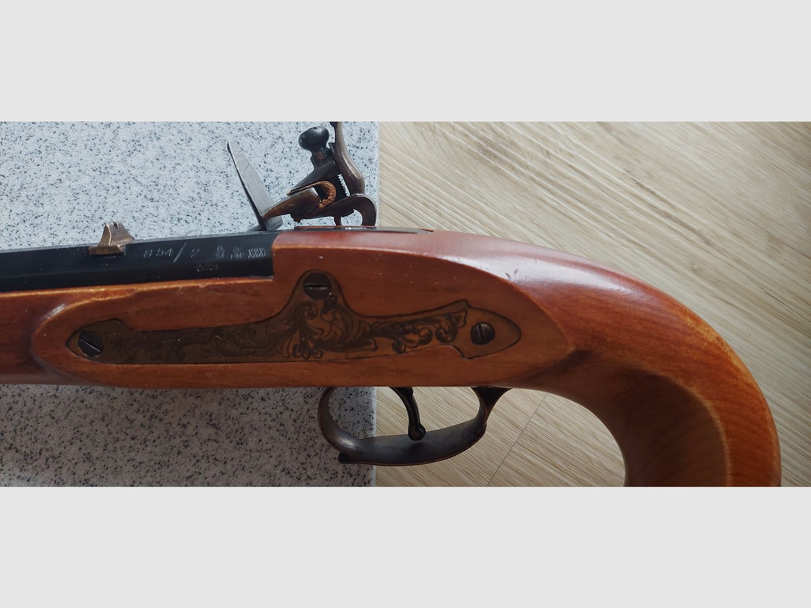 Vorderlader Steinschloss Pistole, Model 1810, Kaliber .45