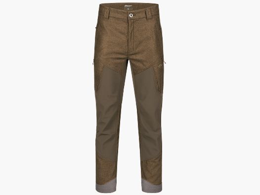 Blaser Herren VINTAGE Whizz Softshell Hose dunkelbraun / melange