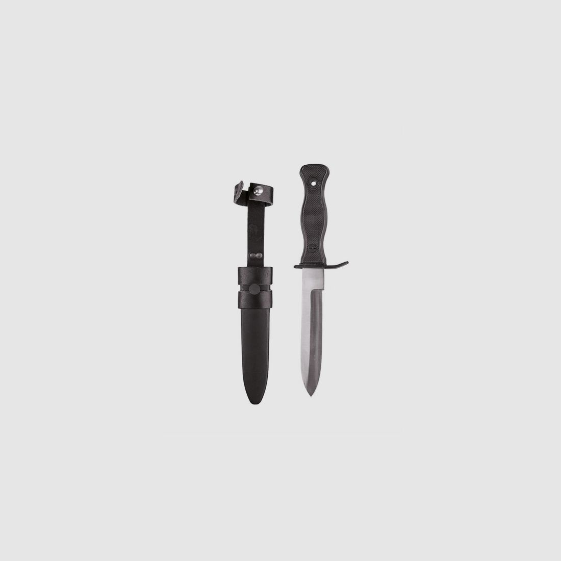 BW Kampfmesser Schwarz - NEU - Nachbau nach TL Bundeswehr