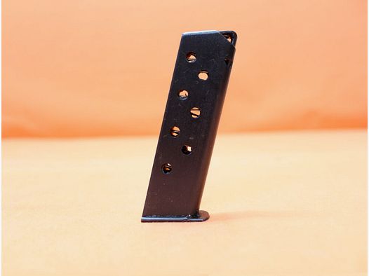 DDR SURPLUS Walther PP : Chargeur DDR (sans marquage) 8 coups bronzé sans talon de chargeur 7,65mm Browning