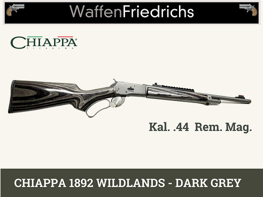 CHIAPPA 1892 WILDLANDS - DARK GREY | UHR - WaffenFriedrichs