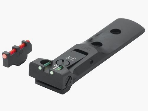 LPA Set Kimme und Korn aus Faseroptik für Revolver Smith & Wesson