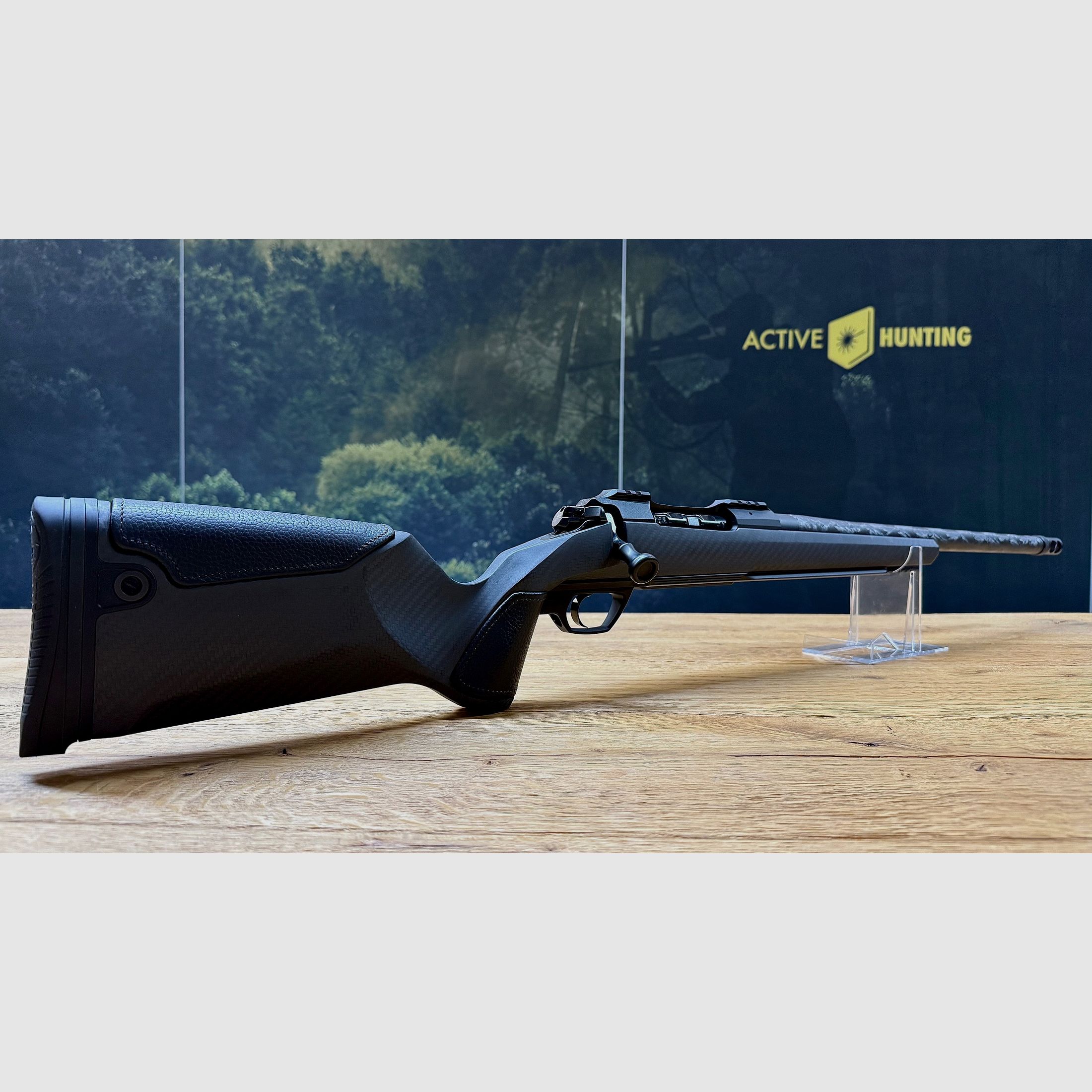 Gunwerks Nexus Zwart / 6,5 PRC / LL 51cm / 5/8x24 / Zwart leer / Financiering mogelijk!