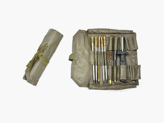 Ejército suizo Set de limpieza de armas suizas usado oliva