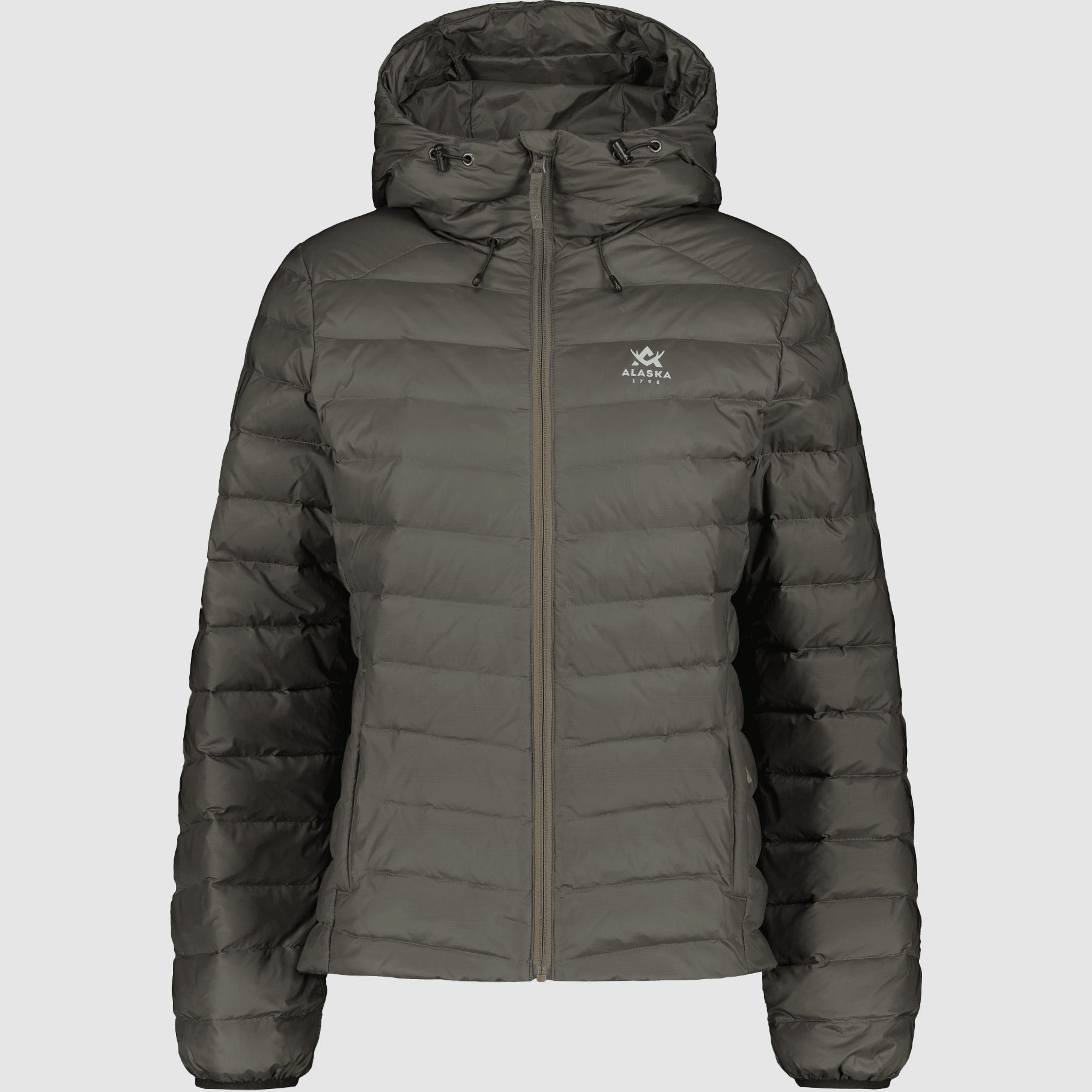 Alaska 1795 Daunenjacke Damen Moss Brown XS
