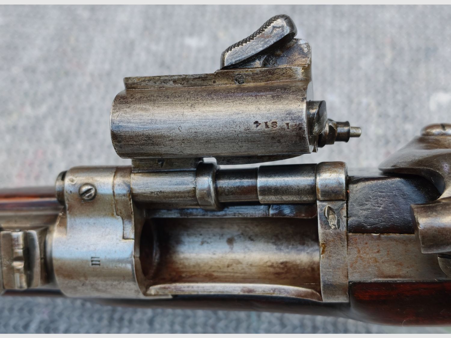 Original Snider Enfield Mk III Cavalry Carbine Kal. .577Snider - interessant gestempelt - sehr gut , Bild 10 von 13