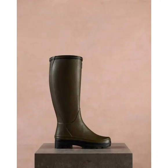 Bottes Giverny Femme Le Chameau Doublées Jersey Vert Chameau, image 15 sur 16