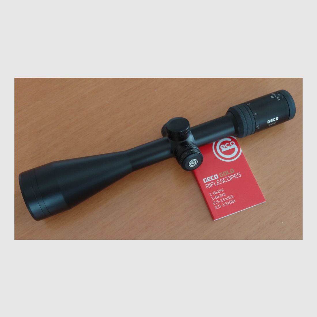 GECO Geco Zielfernrohr Gold 2,5-15x56i, Abs. 4 beleuchtet
