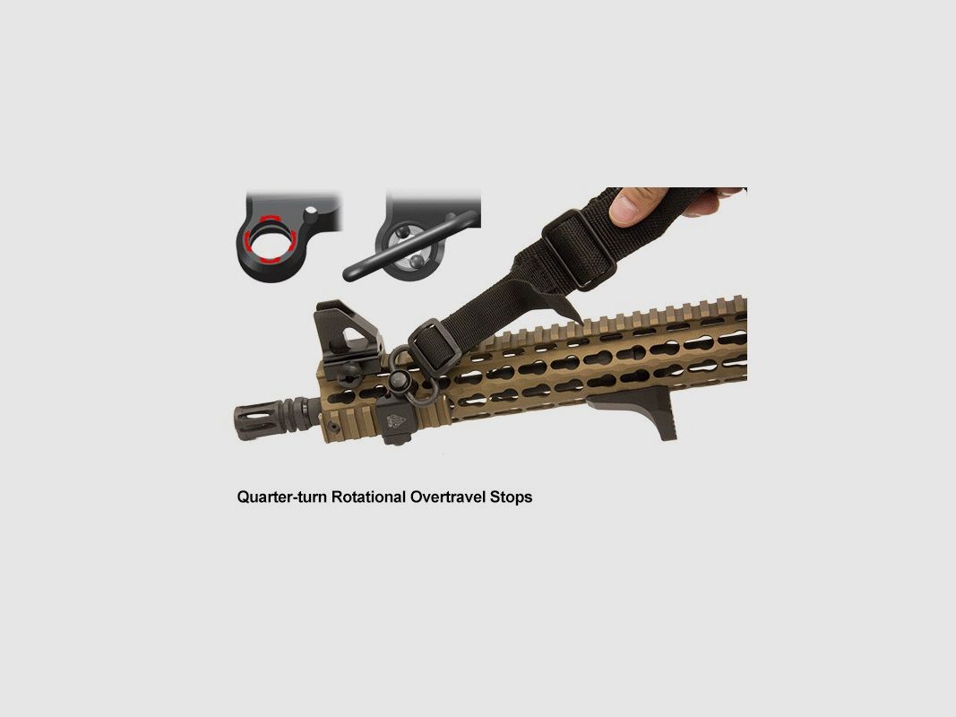 UTG LOW PROFILE PICATINNY QD ADAPTER, Bild 4 von 6