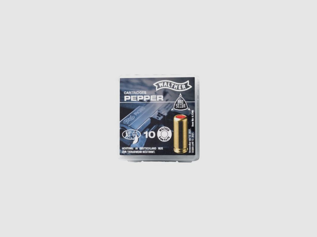 Walther Cartouches de poivre 9mm PAK 10 pcs., image 2 sur 2
