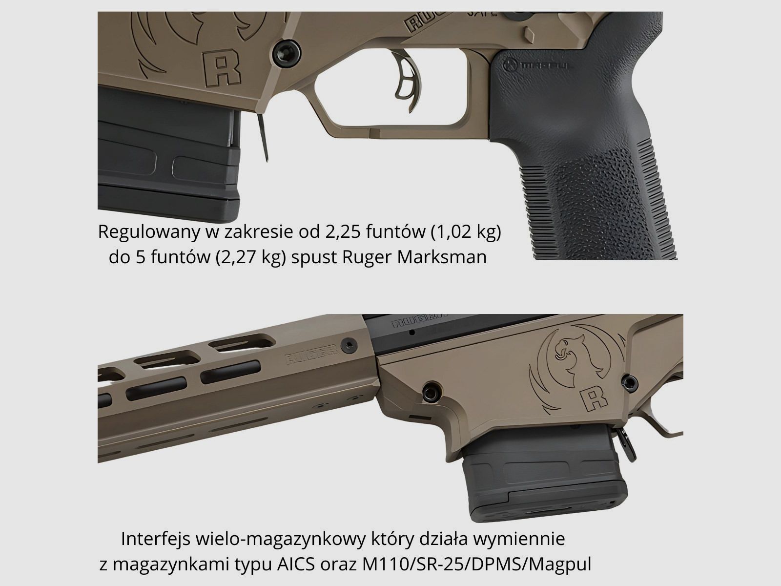 Ruger Precision Rifle 20'' - .308Win - Cerakote Bronze - 18104, zdjęcie 12 z 12