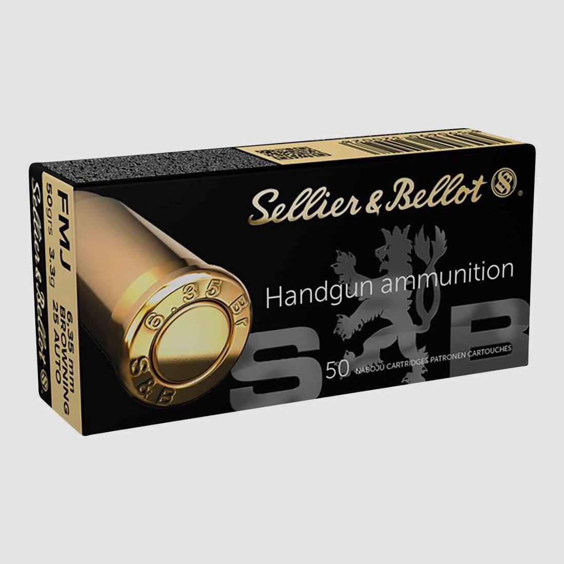 Sellier & Bellot 6,35 Browning Vollmantel, Kaliber