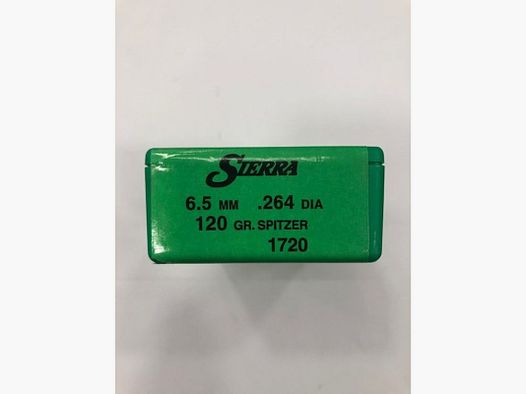 SIERRA BALAS C 6,5 MM 120 GR SPITZ