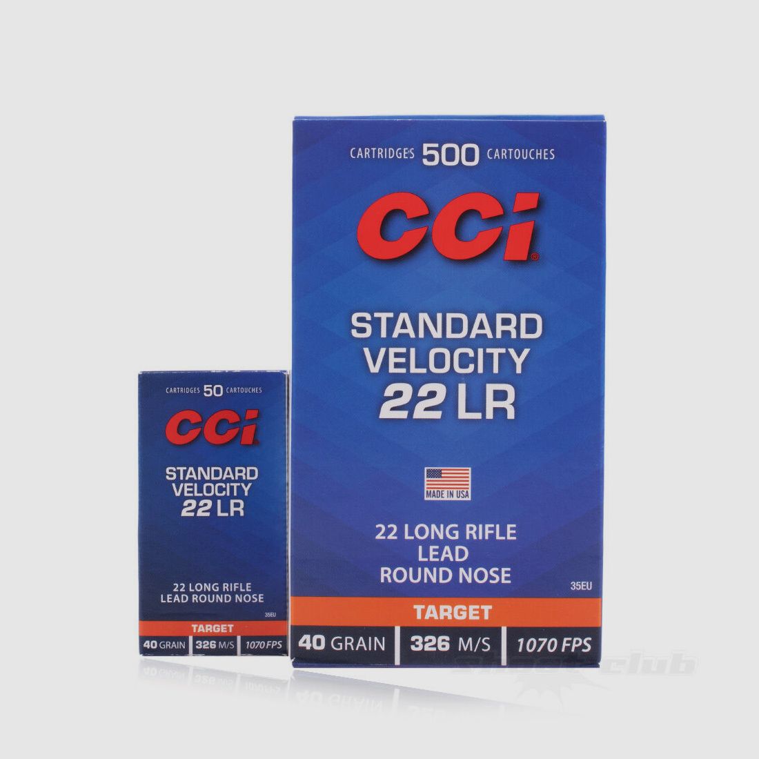 CCI Standard LRN 40gr 500pz .22lr