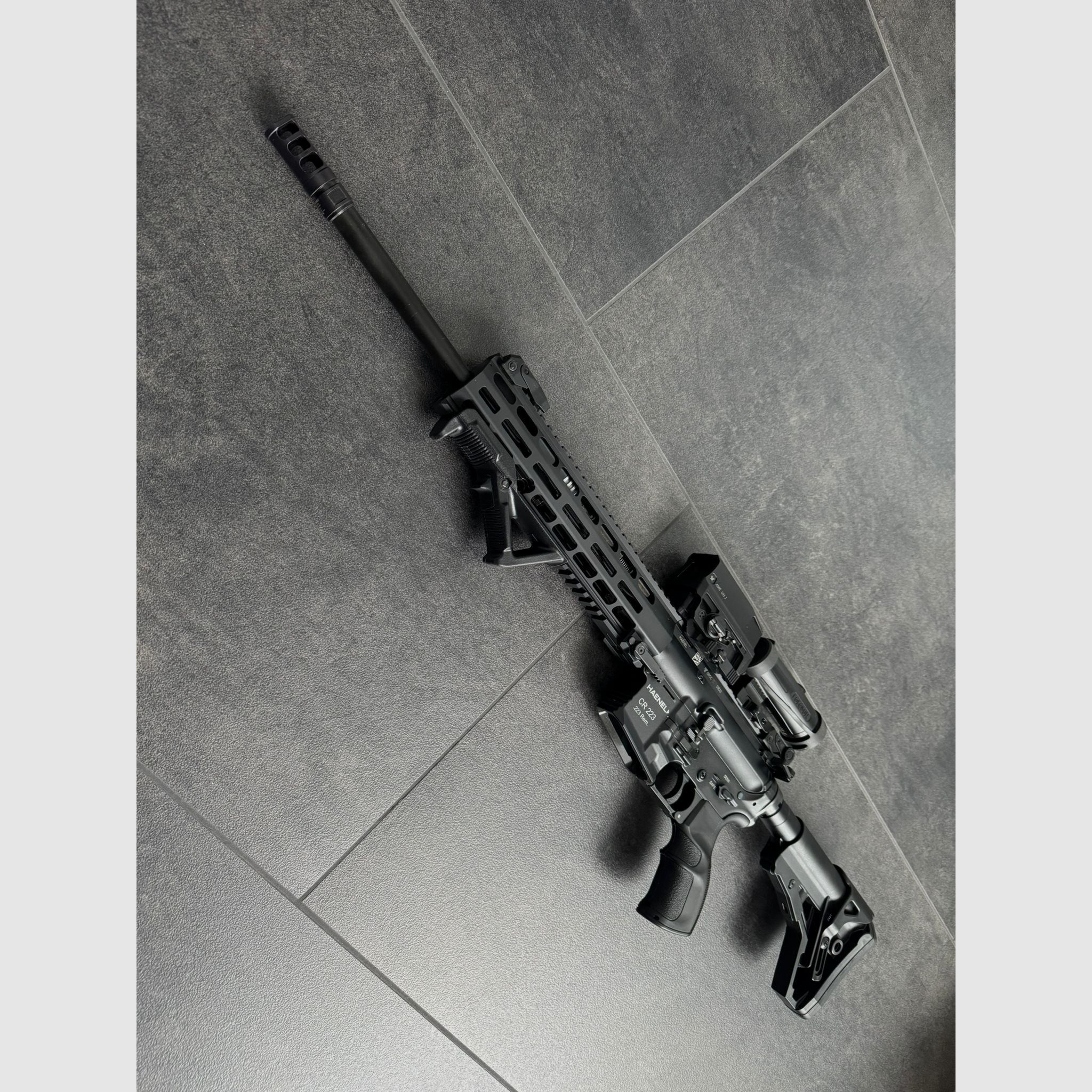 HAENEL CR223  - 16,75"  -  schwarz - langer Handschutz